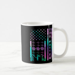Taza De Café Conciencia sobre la prevención del suicidio sobre