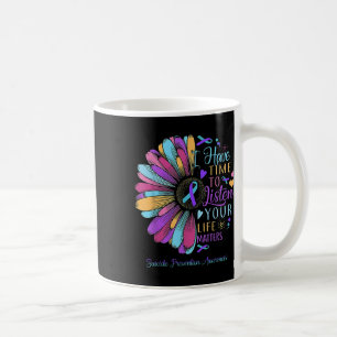 Taza De Café Conciencia sobre la prevención del suicidio Tengo