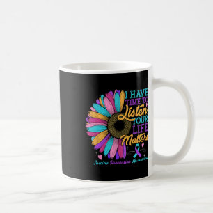 Taza De Café Conciencia sobre la prevención del suicidio Tengo 