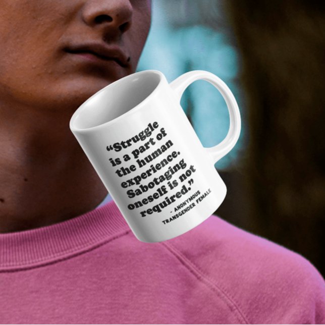 Taza De Café Conciencia sobre la salud mental | Lucha contra el (Note: This is not a picture of the actual product. This is a representation of the product.)