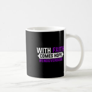 Taza De Café Conciencia sobre la sobredosis con la fe viene la 