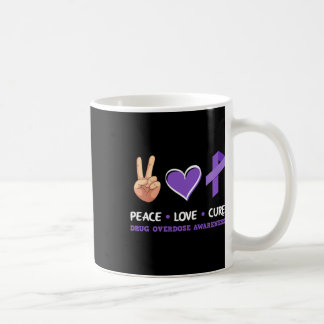 Taza De Café Conciencia sobre la sobredosis de drogas de la cur