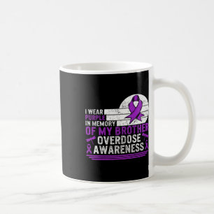 Taza De Café Conciencia sobre la sobredosis de drogas en memori