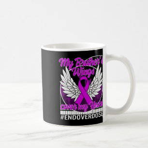 Taza De Café Conciencia sobre la sobredosis de drogas Las alas