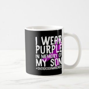 Taza De Café Conciencia Sobre La Sobredosis Memoria Del Fármaco