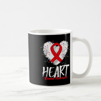 Taza De Café Conciencia sobre las enfermedades cardíacas _2
