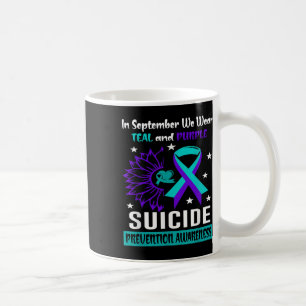 Taza De Café Conciencia sobre Prevención del Suicidio 988 Punto