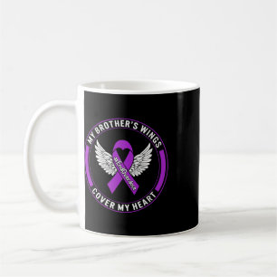 Taza De Café Conciencia sobre Sobredosis de Drogas Cubierta Ala