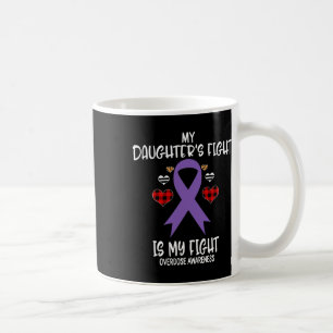 Taza De Café Conciencia sobre Sobredosis La Lucha de Mi Hija Es
