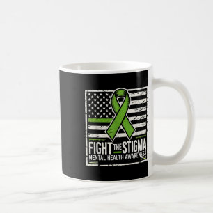 Taza De Café Conciencia suicida Depresión Ansiedad Salud mental