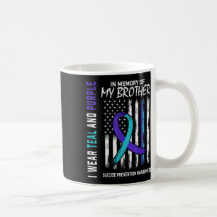 Taza De Café Conciencia y Prevención del Suicidio de Hermanos e
