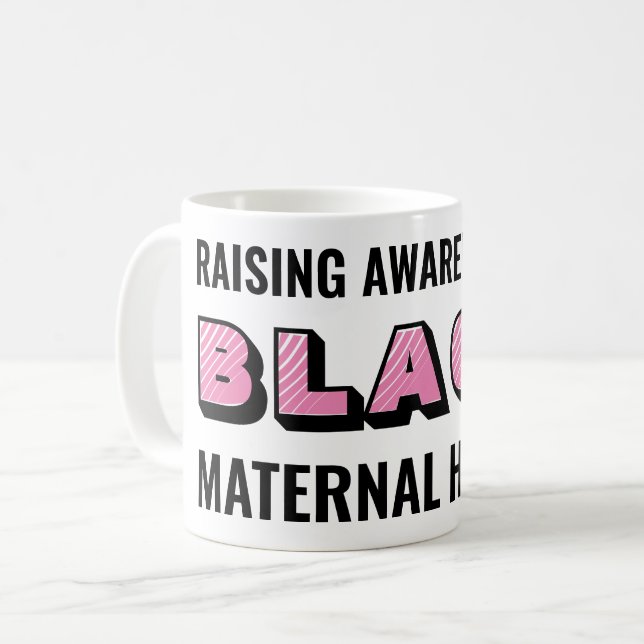 Taza De Café Concienciación personalizada sobre la salud matern (Anverso izquierdo)