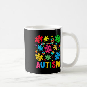 Taza De Café Concienciación sobre autismo aceptar a la defensor