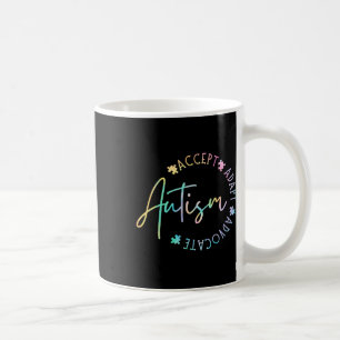 Taza De Café Concienciación sobre autismo aceptar a la defensor
