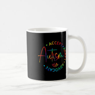 Taza De Café Concienciación sobre autismo aceptar a la defensor