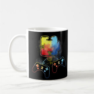 Taza De Café Concienciación sobre autismo Niños videojuegos rom