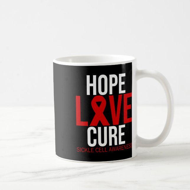 Taza De Café Concienciación sobre células falciformes Esperanza (Derecha)