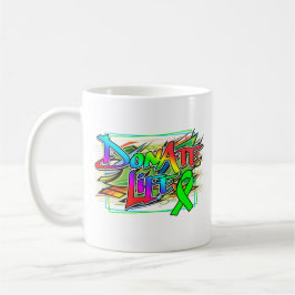 Taza De Café Concienciación sobre donación de órganos con estil