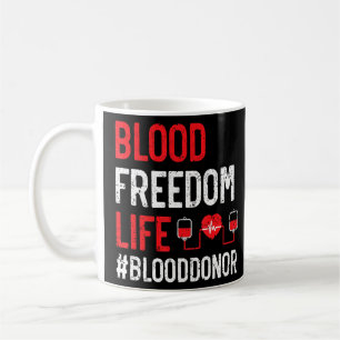 Taza De Café Concienciación sobre donación de sangre Donante de