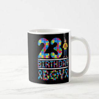 Taza De Café Concienciación sobre el Autismo Cumpleaños 23 Niño
