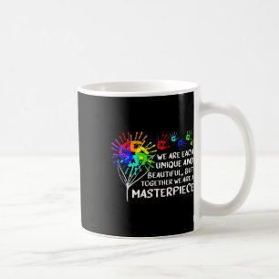 Taza De Café Concienciación sobre el autismo Obra maestra única