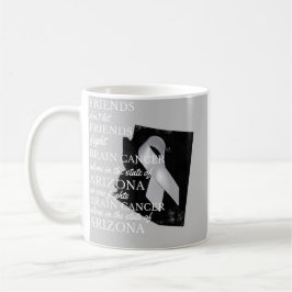 Taza De Café Concienciación sobre el cáncer cerebral en Arizona