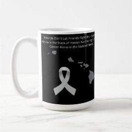 Taza De Café Concienciación sobre el cáncer cerebral en Hawái