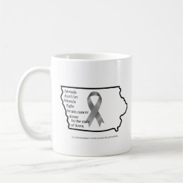 Taza De Café Concienciación sobre el cáncer cerebral en Iowa