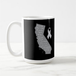 Taza De Café Concienciación sobre el cáncer de mama en Californ
