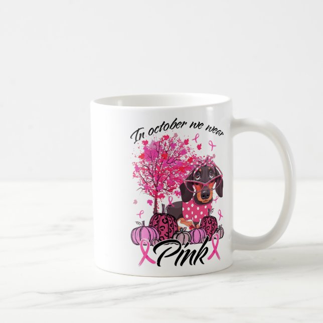 Taza De Café Concienciación Sobre El Cáncer De Mama En Octubre  (Derecha)