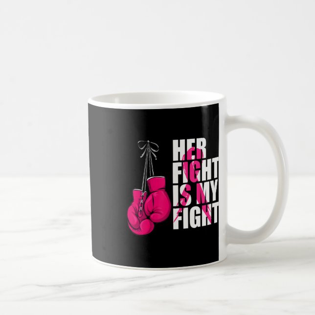 Taza De Café Concienciación sobre el cáncer de mama Escuadrón d (Derecha)