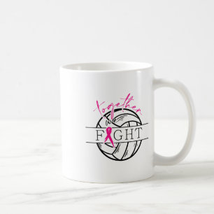 Taza De Café Concienciación sobre el cáncer de mama Juntos luch
