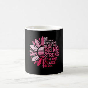Taza De Café Concienciación sobre el cáncer de mama Sólida Gira