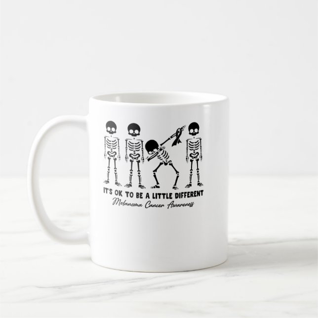 Taza De Café Concienciación sobre el cáncer de melanoma Está bi (Izquierda)