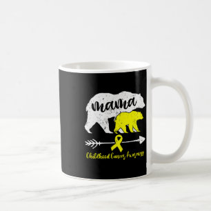 Taza De Café Concienciación sobre el cáncer infantil que la mad