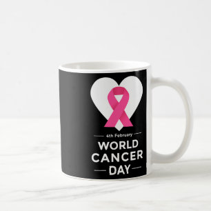 Taza De Café Concienciación sobre el Día Mundial del Cáncer 4 d