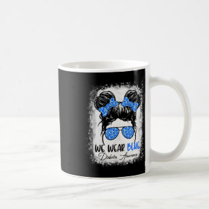 Taza De Café Concienciación sobre el guerrero de la diabetes Ti