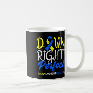 Taza De Café Concienciación sobre el síndrome de Down a la dere