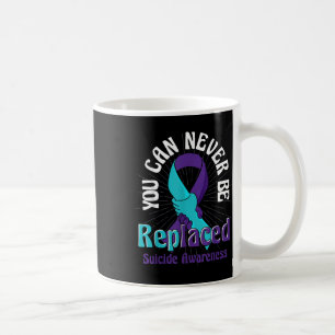 Taza De Café Concienciación sobre el suicidio de Cinta púrpura