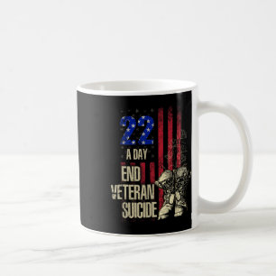 Taza De Café Concienciación sobre el suicidio de veteranos 22 A