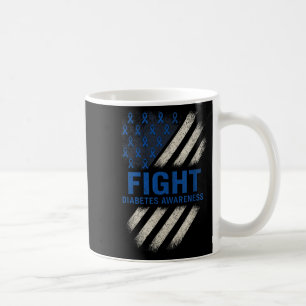 Taza De Café Concienciación sobre la diabetes - Bandera de Esta