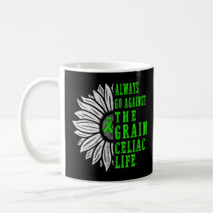 Taza De Café Concienciación sobre la enfermedad celiaca siempre