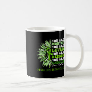 Taza De Café Concienciación sobre la salud mental motivacional