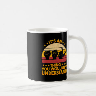 Taza De Café Concienciación sobre la sordera del lenguaje del R