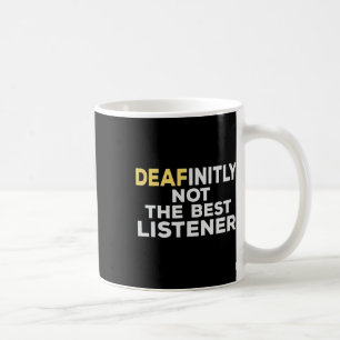Taza De Café Concienciación sobre pérdida de audición en lengua