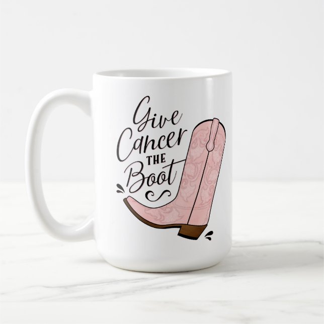 Taza De Café Concienciar al cáncer de mama de origen (Izquierda)