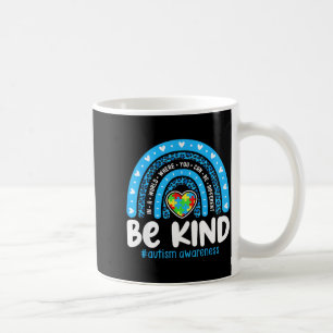 Taza De Café Concientización sobre el Autismo Arcoíris En Abril
