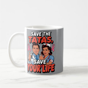 Taza De Café Concientización sobre el Cáncer de Mama 2024 Salva