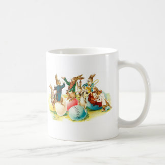 Taza De Café Concierto de conejo de conejo de Pascua