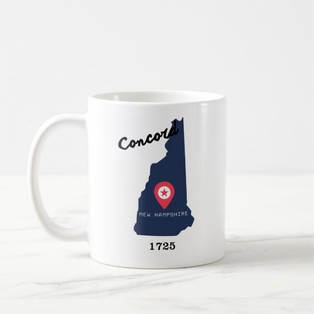 Taza De Café Concord coffee mug  (Izquierda)